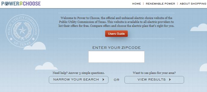 power to choose's electricity